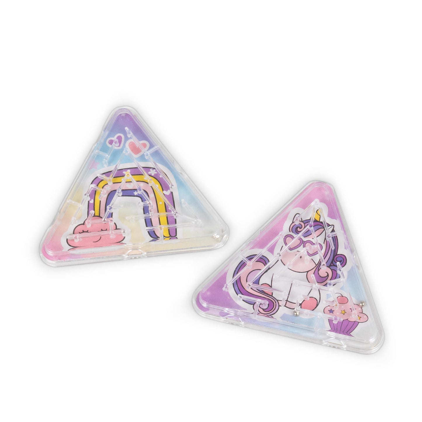 Pack of 6 mini unicorn mazes