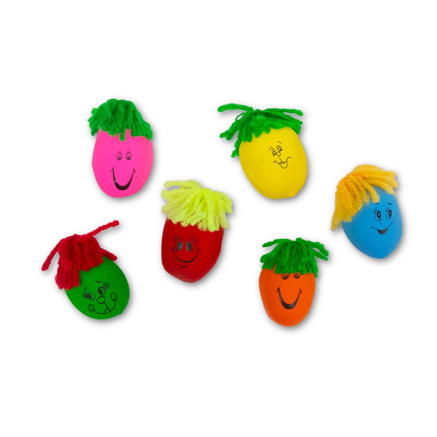 Lot de 6 mini-visages d'humeur changeante