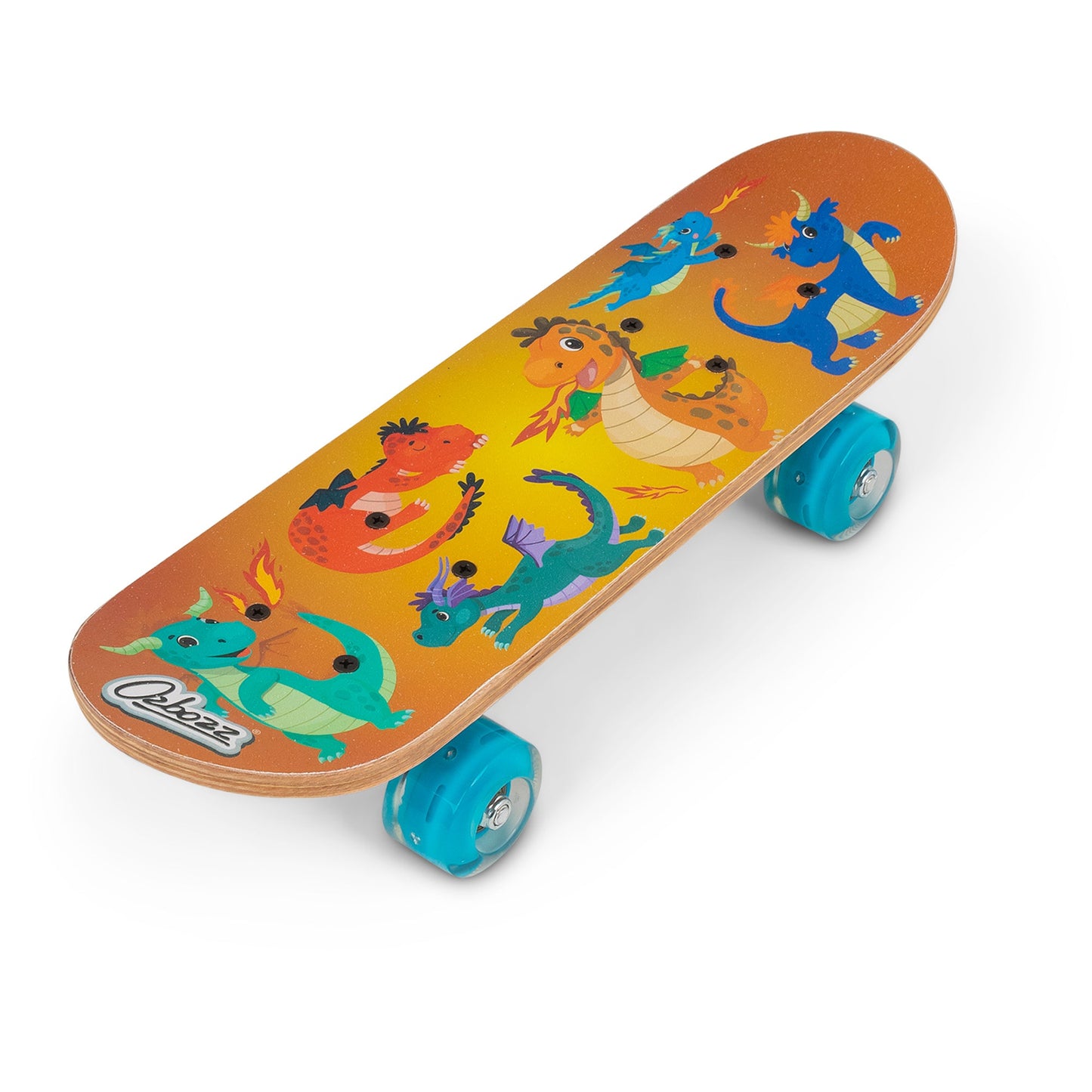 SKATEBOARD DRAGONS AVEC ROUES CLIGNOTANTES 17 POUCES