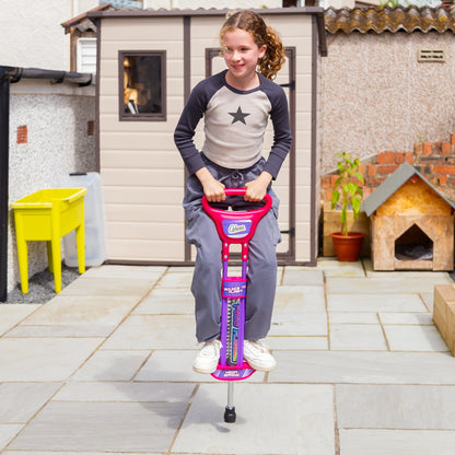 POGO STICK GO LIGHT UP ROSE 89CM