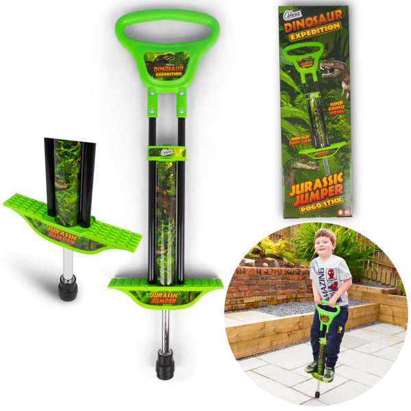 BÂTON POGO DINOSAURE 89CM