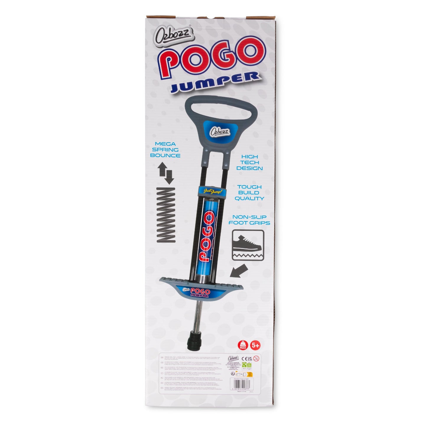 BÂTON POGO NOIR ARGENT 89CM