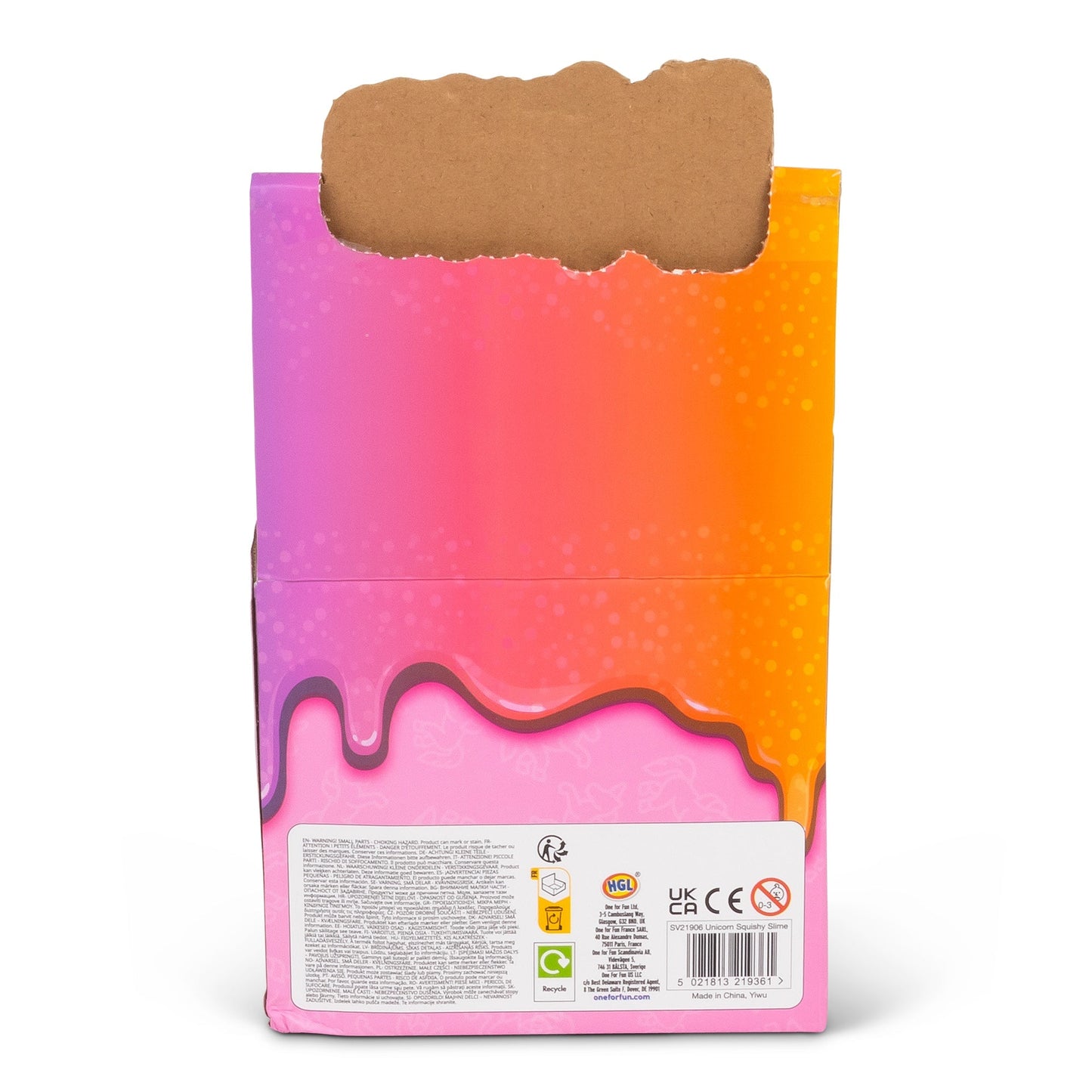 Slime spongieux en forme de licorne