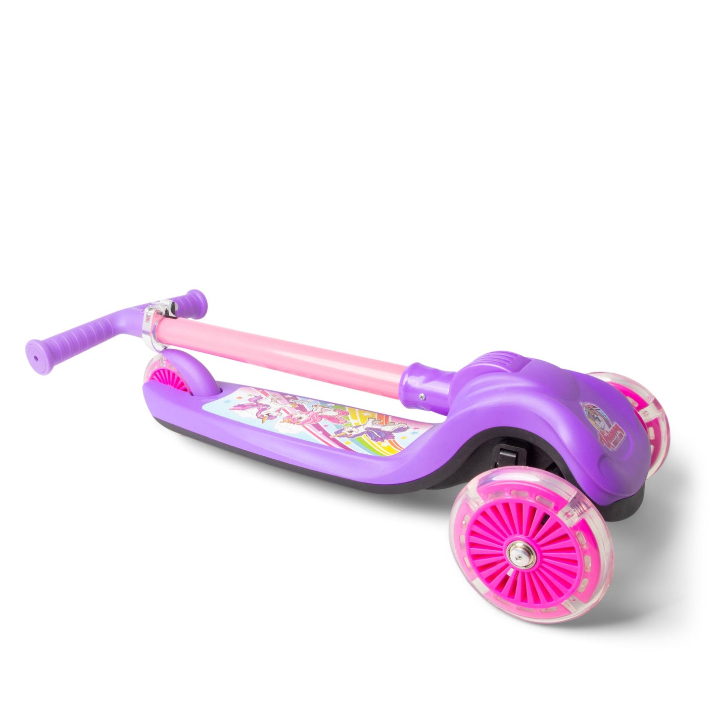 Trottinette lumineuse pliable UNICORN TRAIL TWIST