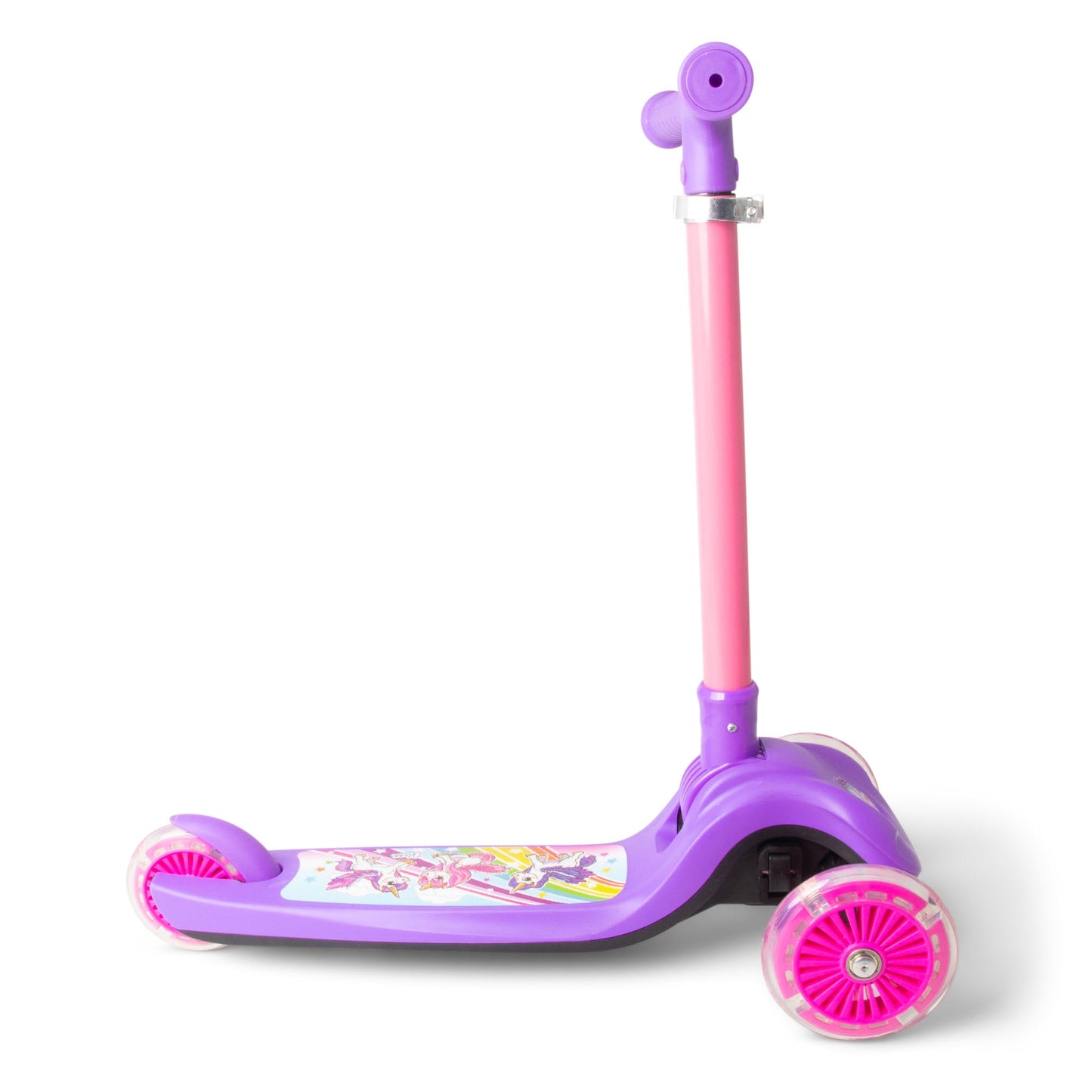 Trottinette lumineuse pliable UNICORN TRAIL TWIST