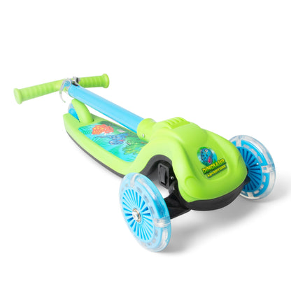 Trottinette lumineuse pliable Dinosaur Trail Twist