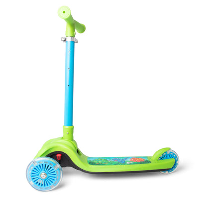 Trottinette lumineuse pliable Dinosaur Trail Twist