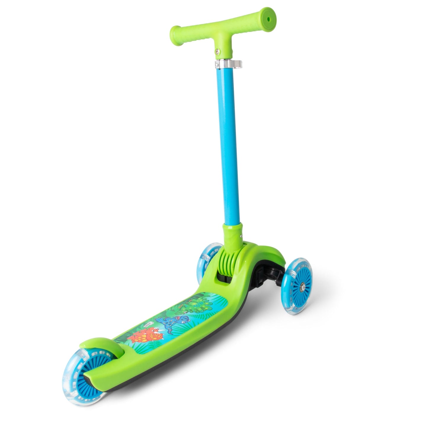 Trottinette lumineuse pliable Dinosaur Trail Twist