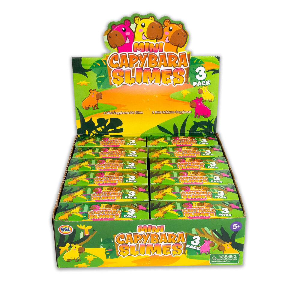 Mini Slimes Capybara – Lot de 3