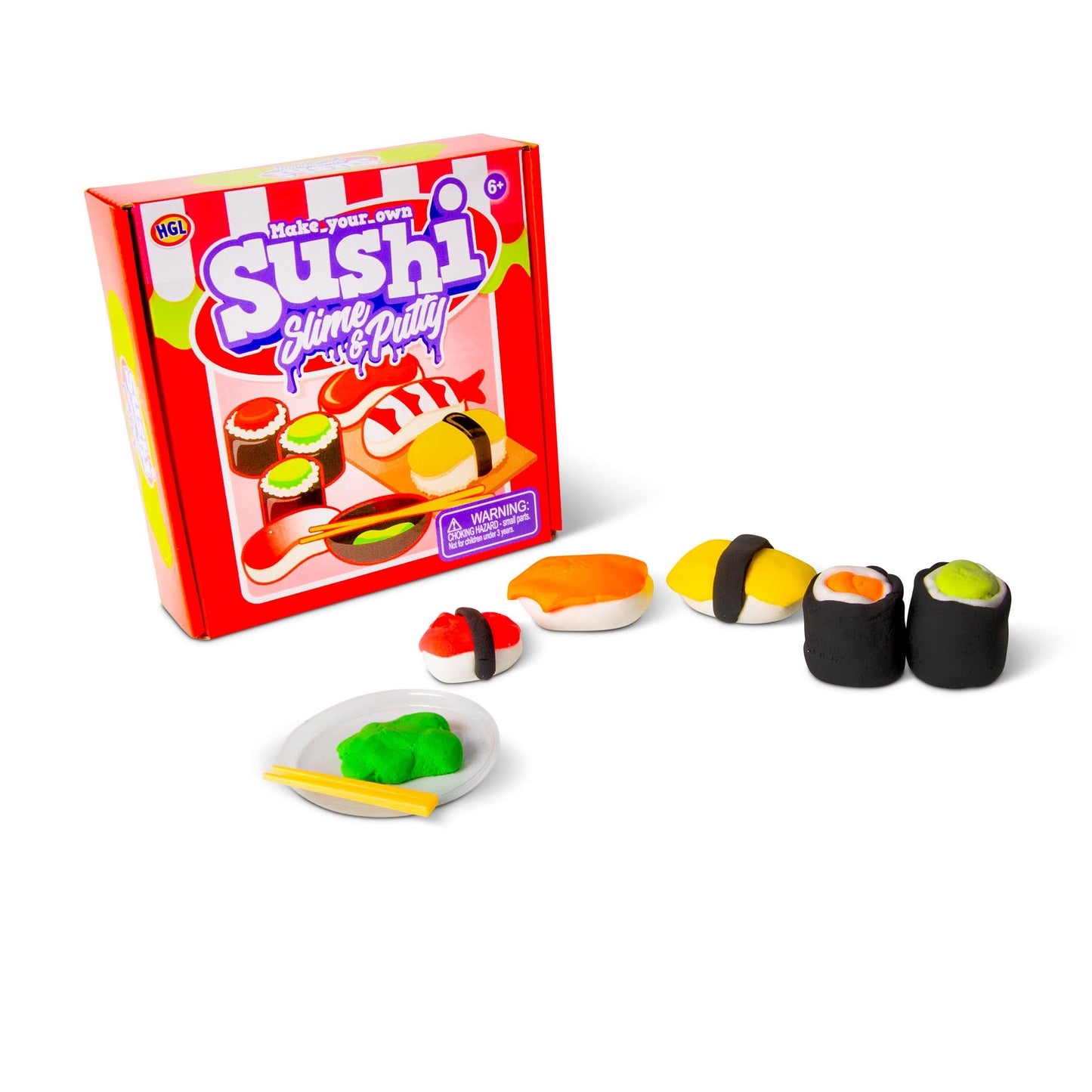 MAKE YOUR OWN SUSHI SLIME & PUTTY