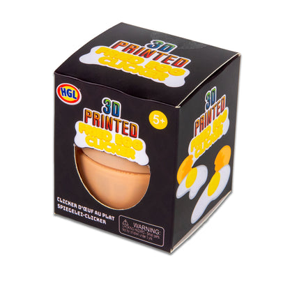 3D PRINTED FRIED EGG CLICKER