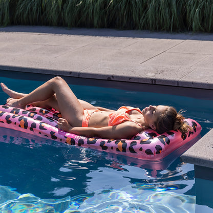 Pool Float - Pink/Gold - Safari Chic - 177 cm