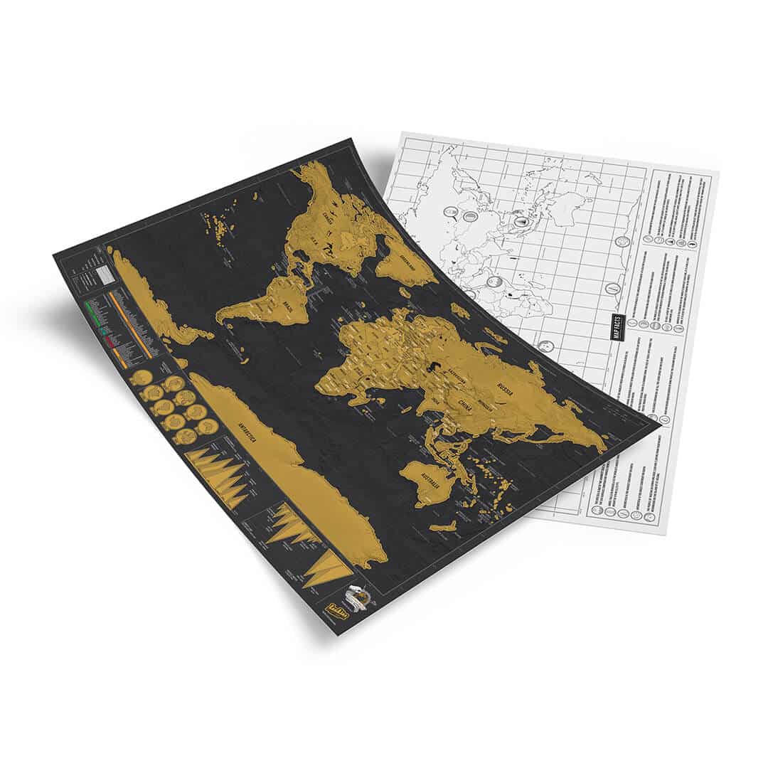 Scratch Map® Deluxe Travel