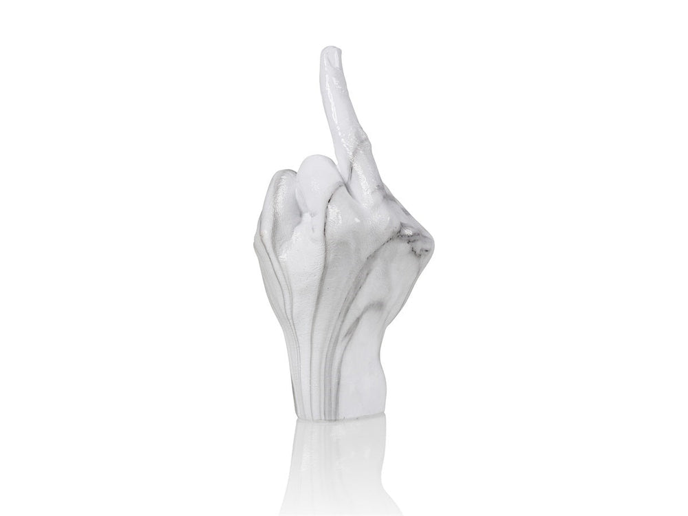 Handsculptuur The Finger Marbre