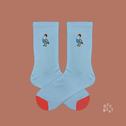 Chaussettes Brodées Mouette – vue 3