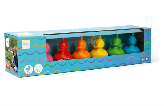 Fishing duck box - rainbow