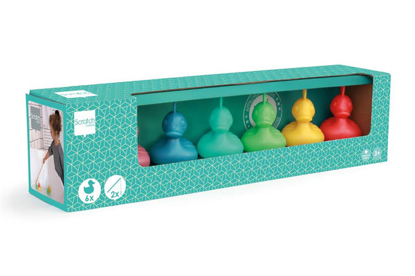 Cadeauset met vissende eendjes - Koraal