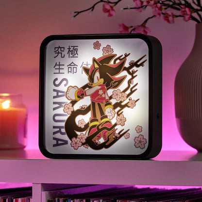Lampe Sonic le Hérisson - Shadow le Hérisson "Sakura"