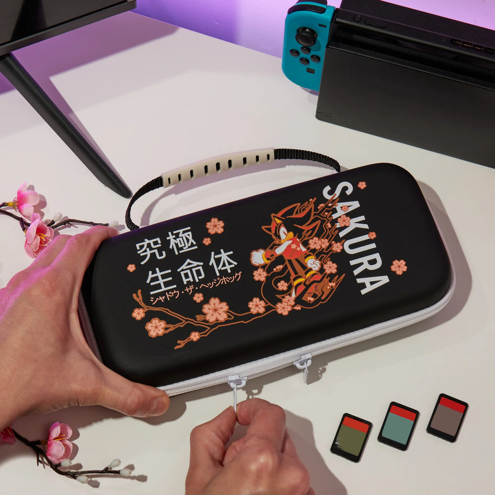 Étui Nintendo Switch Sonic - Shadow le Hérisson Sakura
