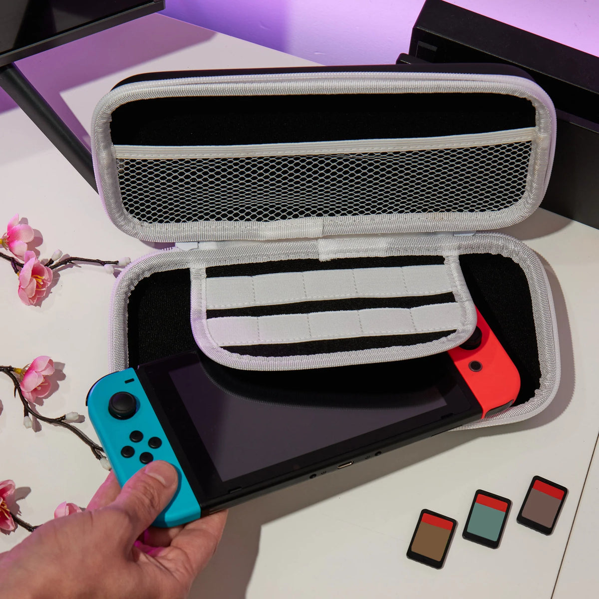 Étui Nintendo Switch Sonic - Shadow le Hérisson Sakura