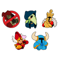 Set de 5 pin’s Shovel Knight