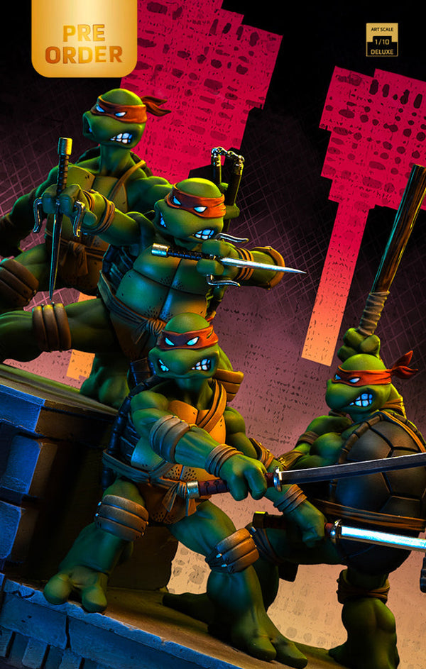 Statue TMNT 1st Cover Set (Signed Version) - Teenage Mutant Ninja Turtles - Art Scale 1/10