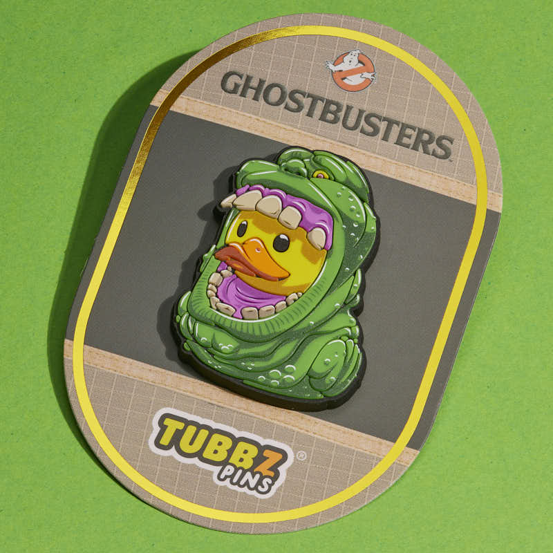 TUBBZ Ghostbusters Slimer – Leuchtender Gummi-Pin