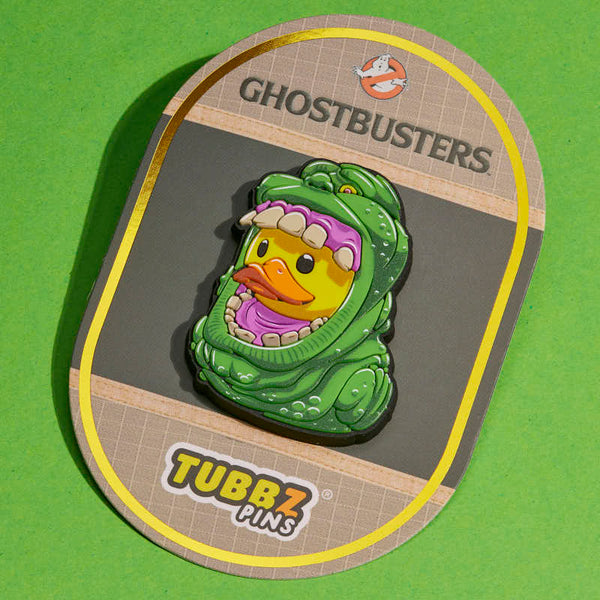 Pin's TUBBZ Ghostbusters – Slimer phosphorescent – visuel 2