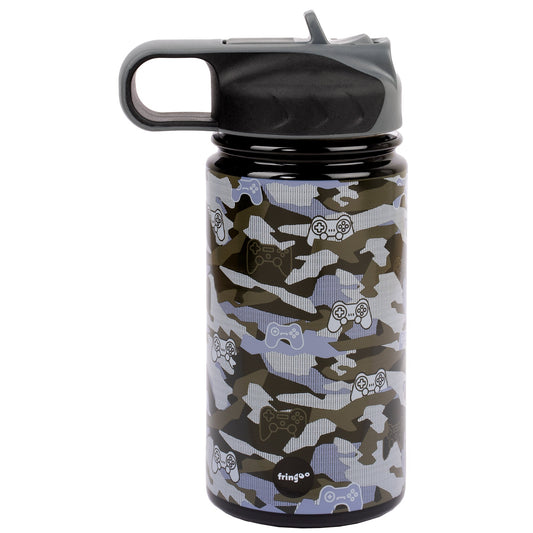 Acier inoxydable Gourde avec paille 350ml – Game Pad Camo
