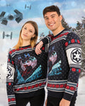 Tie Fighter Christmas sweater