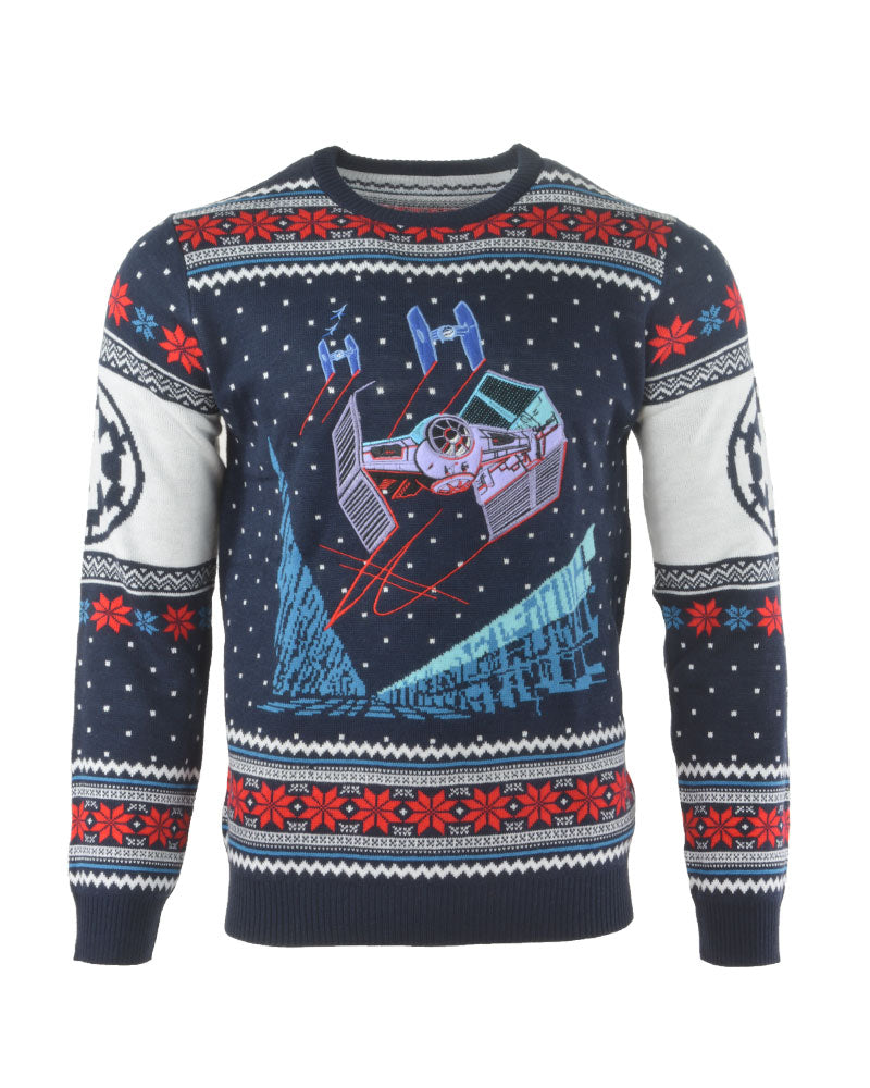Tie Fighter Christmas sweater
