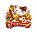Maneki Neko Koi Fish Sticker – The Lucky Cat