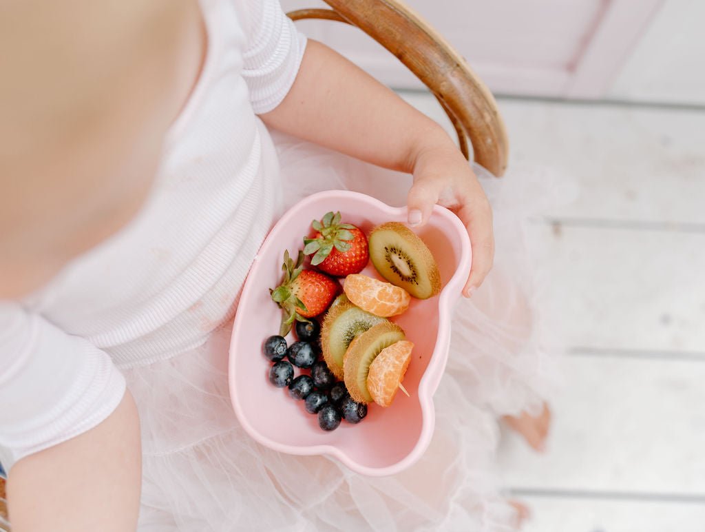 Powder Pink silicone bowl