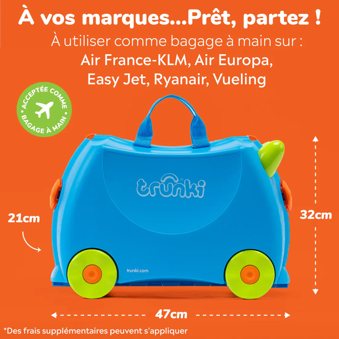 Trunki Ride On - Terrance Bleu