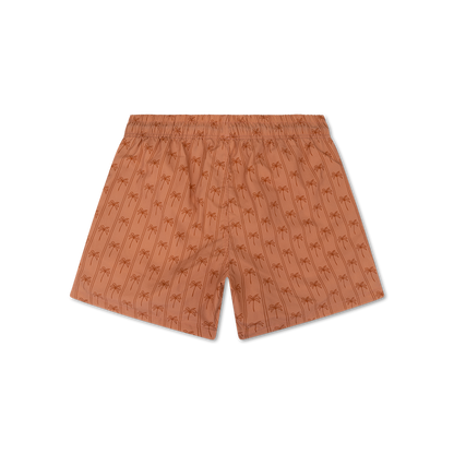 Family Bundle Swimwear - Brown - Palm Stripe