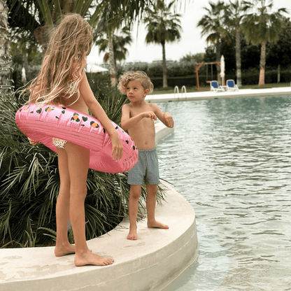 Swim Boxer - Green - Leopard