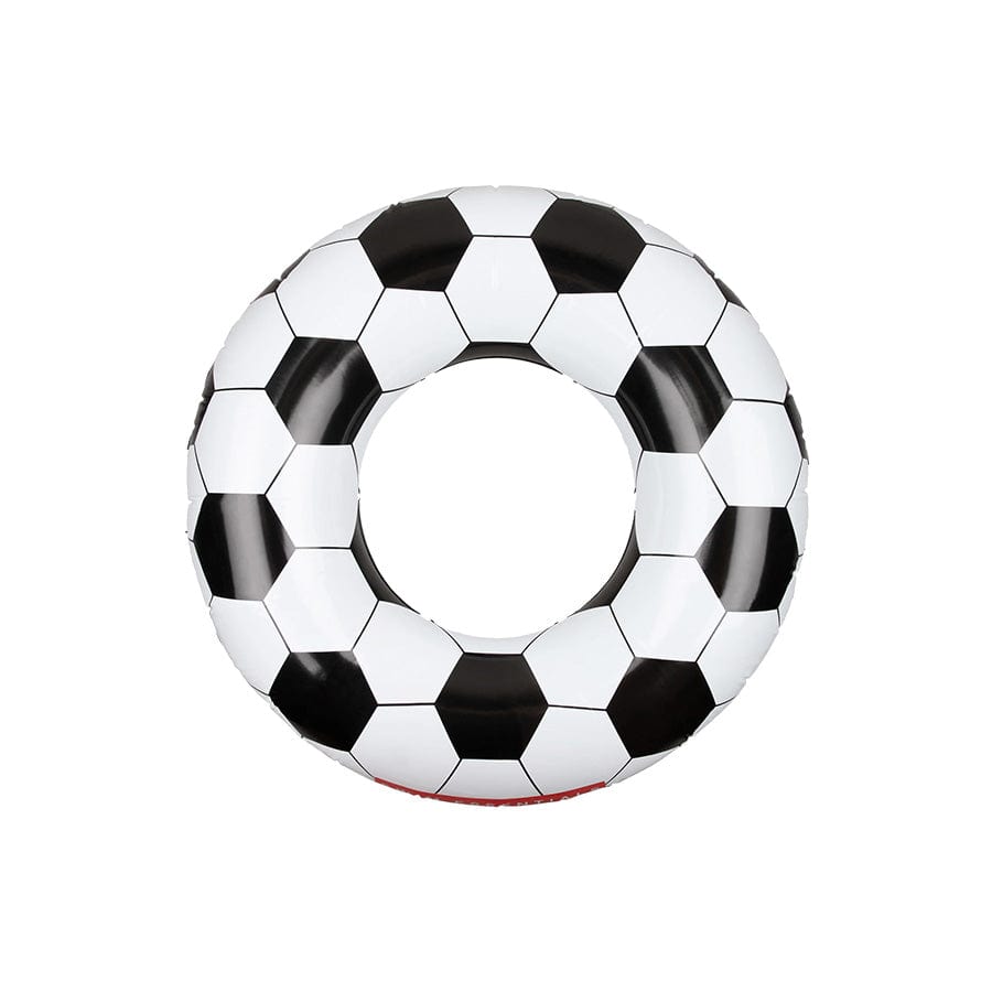 Swim Ring - Black/White - Football - Ø 90 cm