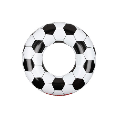 Swim Ring - Black/White - Football - Ø 90 cm