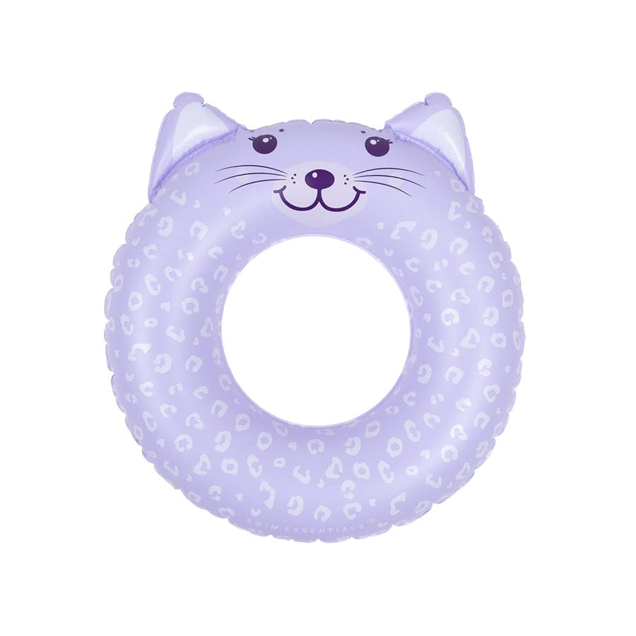 Swim Ring Animal - Lila - Leopard - Ø 55 cm