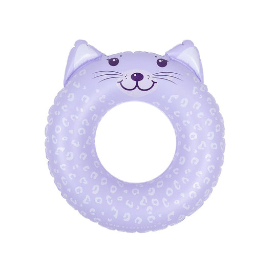 Swim Ring Animal - Lila - Leopard - Ø 55 cm