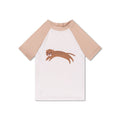 Swimming T-Shirt - Short Sleeve - Brown - Roamer