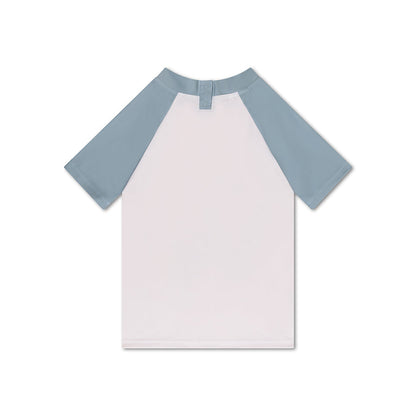 Swimming T-Shirt - Short Sleeve - Green - Resort Stripe