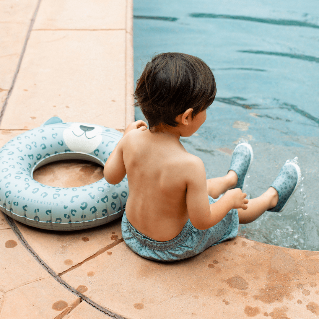 Swim Ring Animal - Green - Leopard - Ø 55 cm