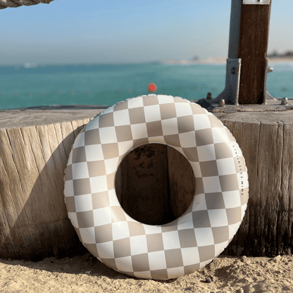 Swim Ring - Beige - Checkmate