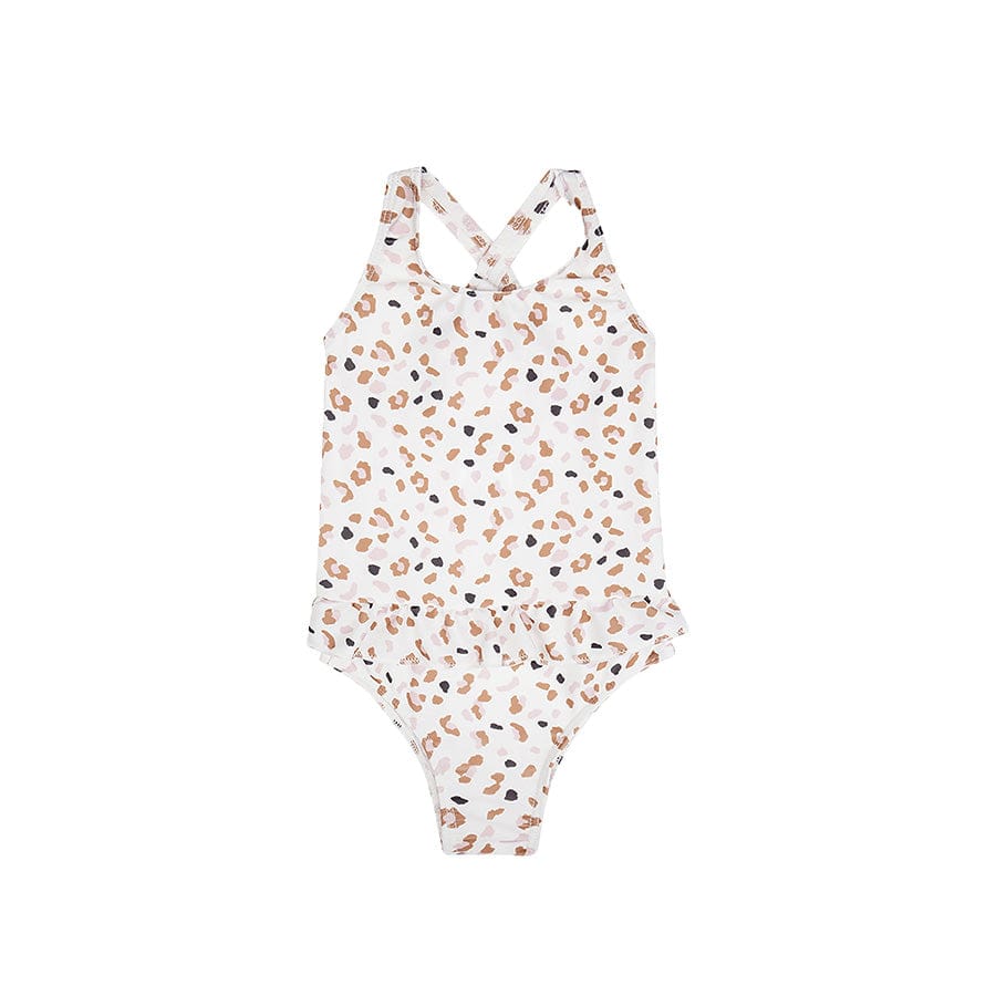 Swimsuit Girls - Khaki - Leopard