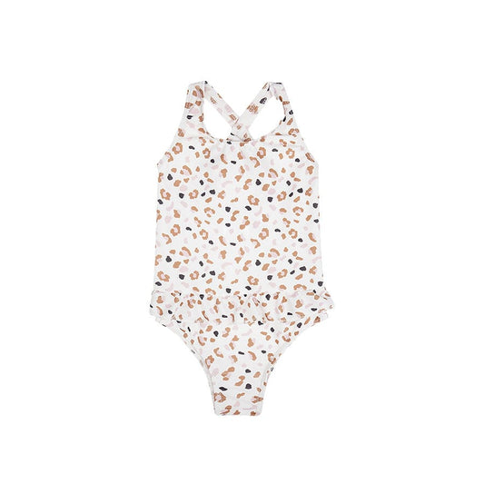 Swimsuit Girls - Khaki - Leopard