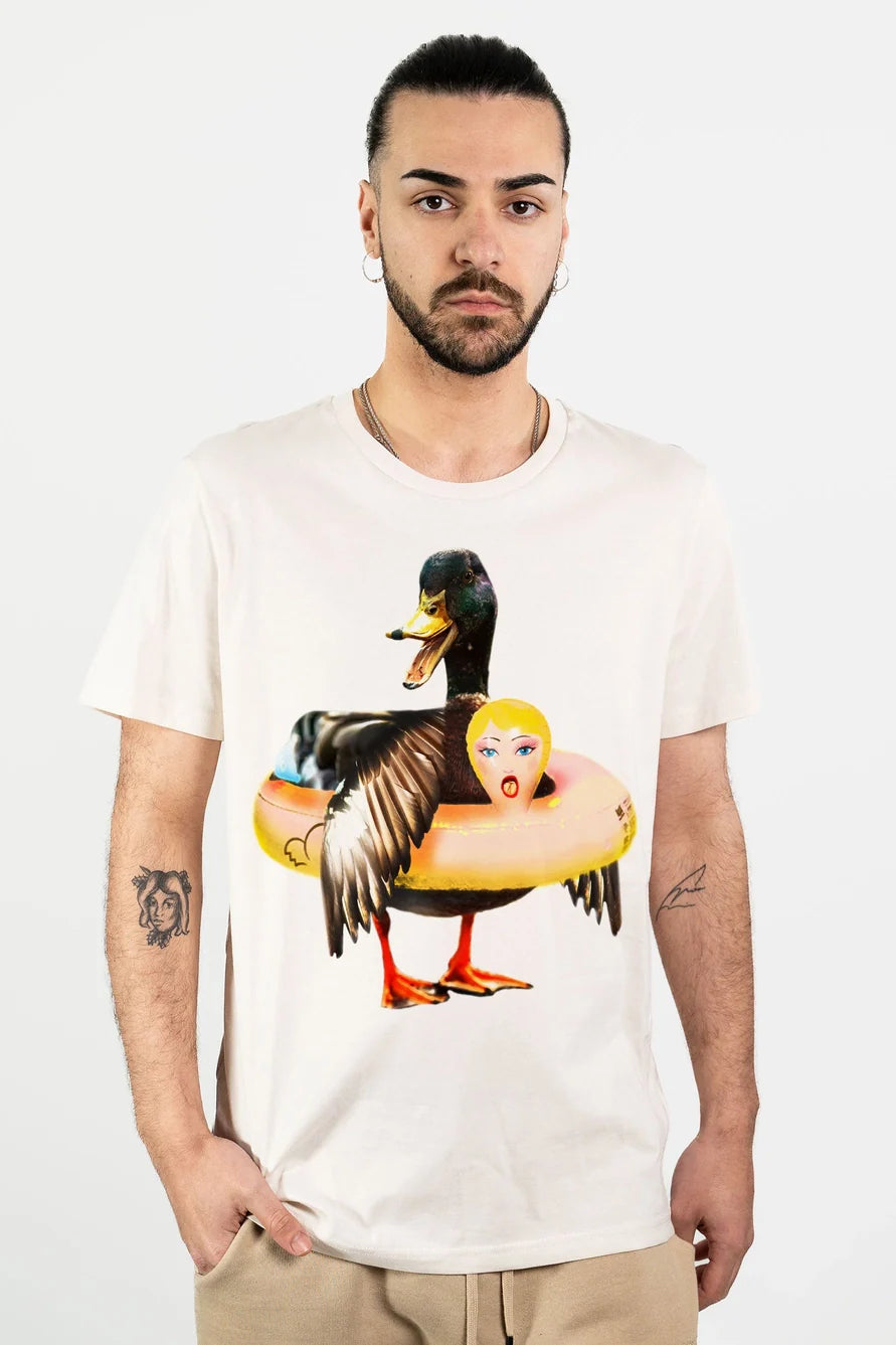 T-Shirt Canard Colvert avec Bouée Poupée