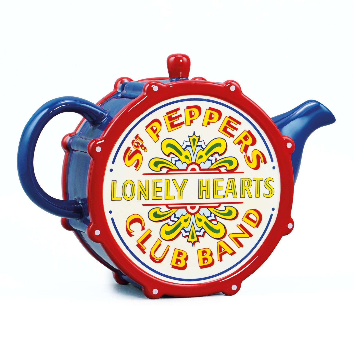 Sculpted Teapot The Beatles Drum Sgt. Pepper