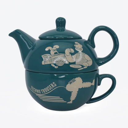 Wallace & Gromit Wrong Trousers Individual Tea Set