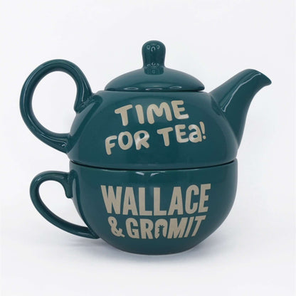 Wallace & Gromit Wrong Trousers Individual Tea Set